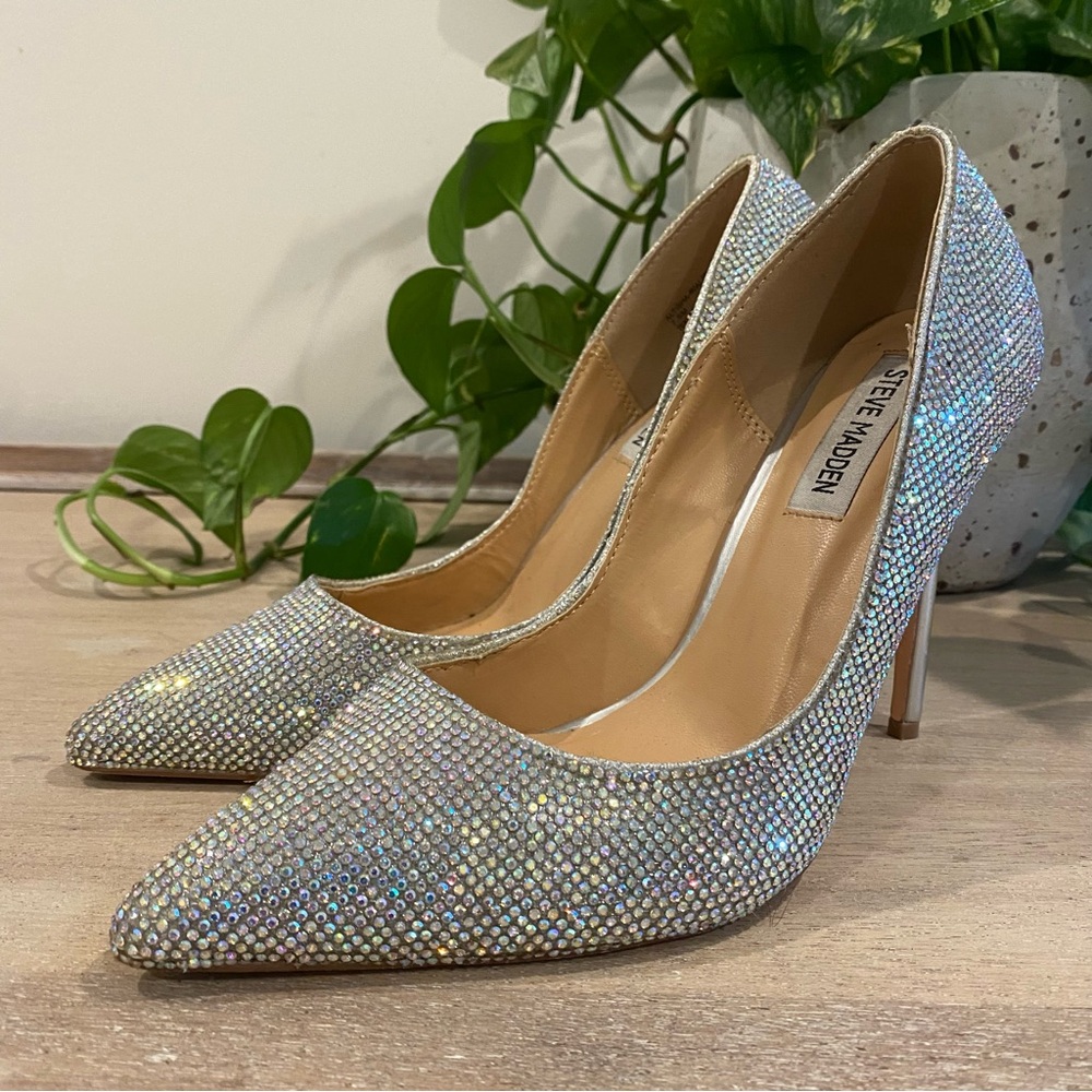 Steve Madden Women's Altisha-R Rhinestone Heels